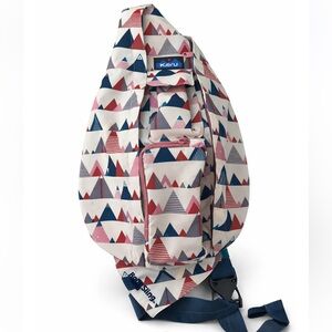 KAVU Rope Bag Sling Crossbody Pack Owl's Up Hiking Camping Outdoors